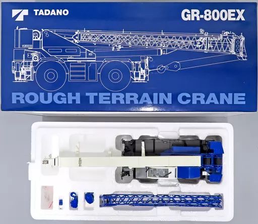 最新 【】ミニカー 1/50 ラフテレーンクレーン GR-800EX(ホワイト