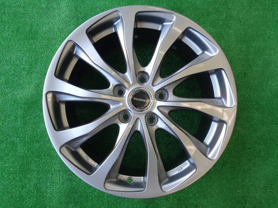 7J-17インチ 5H114.3 45 バルミナTR 社外 アルミ ホイール 4本 スタッドレス用などに♪