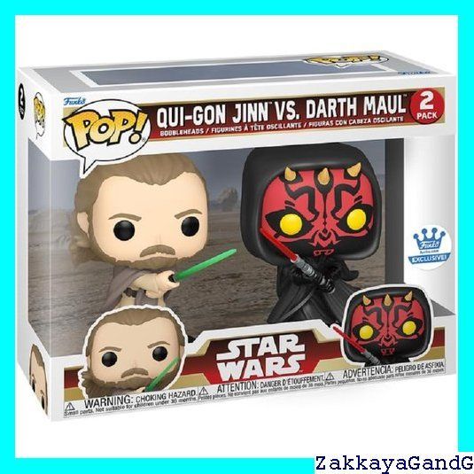 FUNKO POP! スターウォーズ　クワイ＝ガン・ジン vs ダースモール Amazon.co.jp: スターウォーズ クワイ＝ガン・ジン VS.ダース