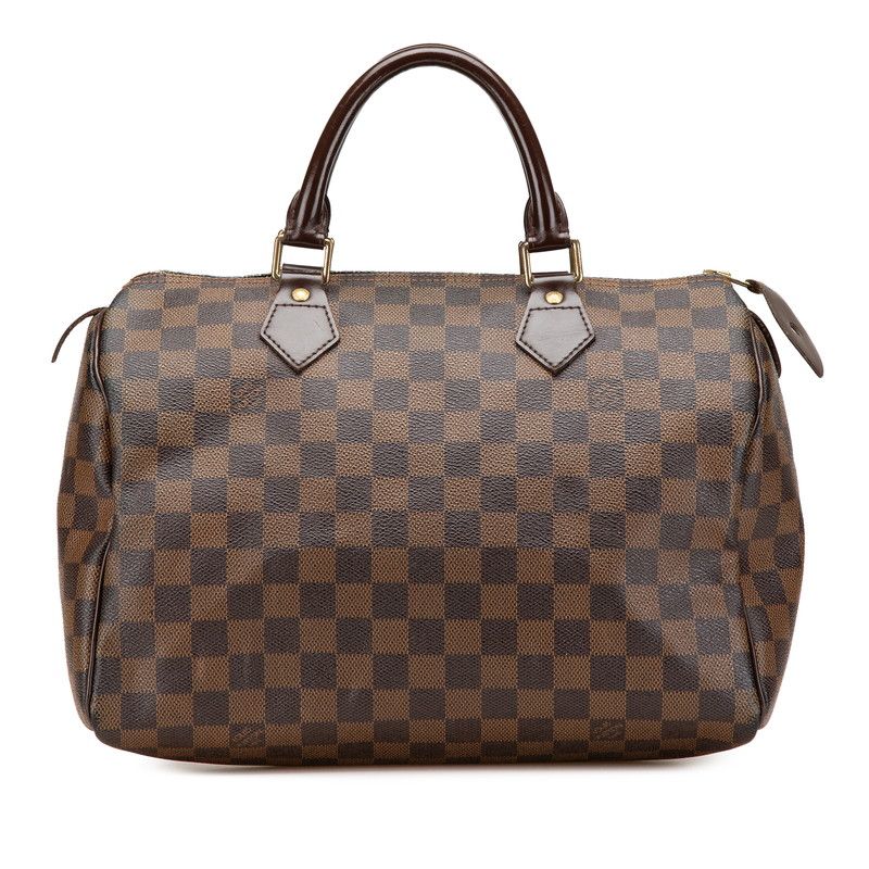 ルイ ヴィトン ダミエ スピーディ30 N41183 ブラウン PVC レザー レディース LOUIS VUITTON 1-0211082