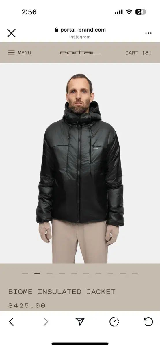 Portal ポータル BIOME INSULATED ダウンジャケット -L-