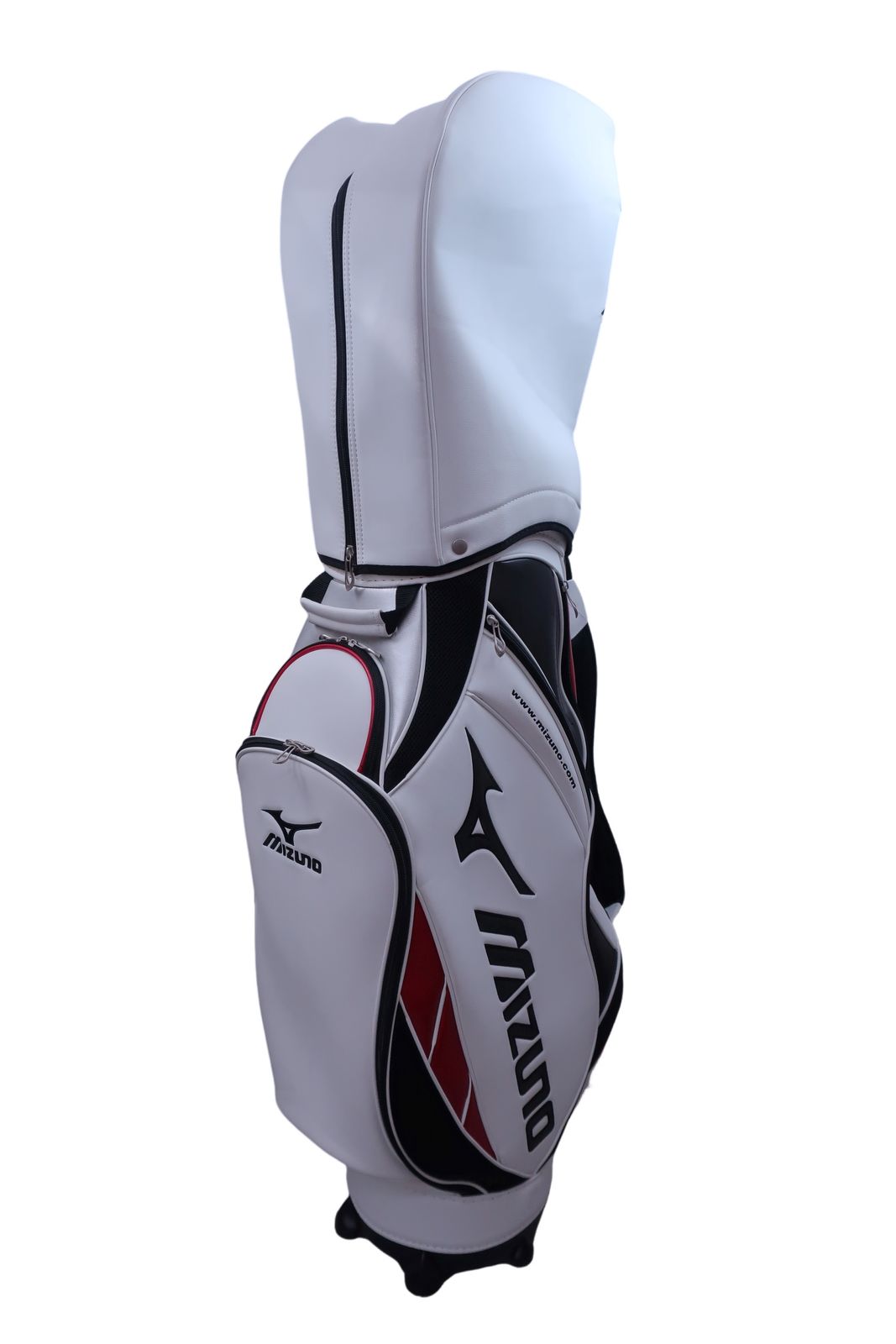 MIZUNO(ミズノ) キャディバッグ 白 5口 ゴルフ用品 2404-0606