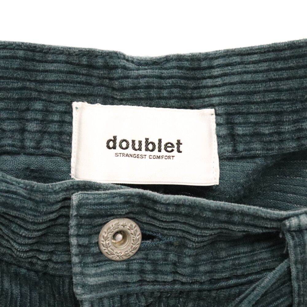 doublet (ダブレット) CORDUROY WIDE TAPERED TROUSERS コーデュロイ
