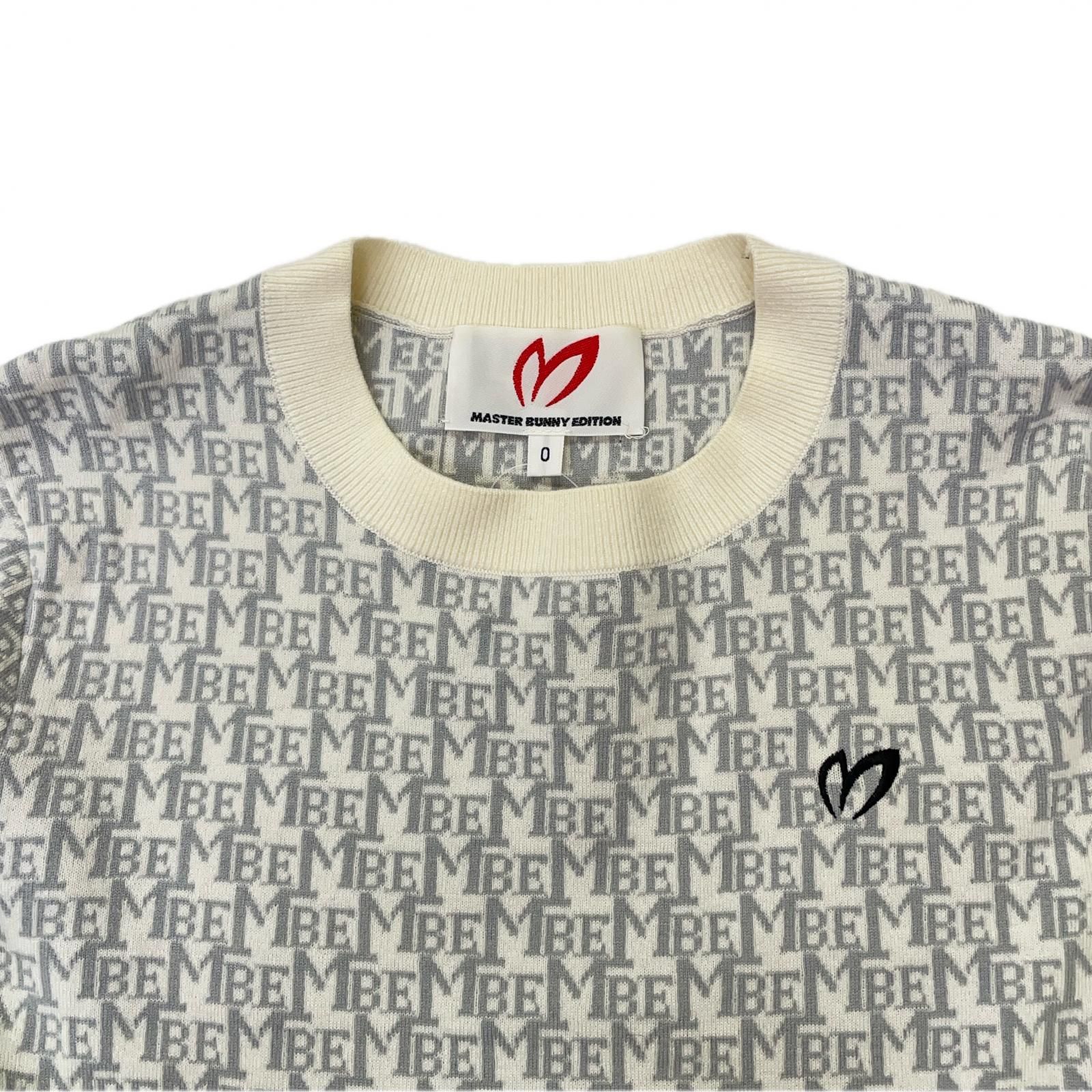 進化 レディース マスターバニーエディション MASTER BUNNY EDITION セーター 0 S グレー 総柄 長袖 クルーネック 最終