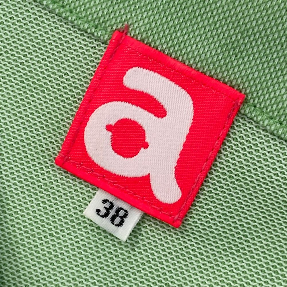 サイズ：38 ARCHIVIO アルチビオ ノースリーブポロシャツ グリーン系