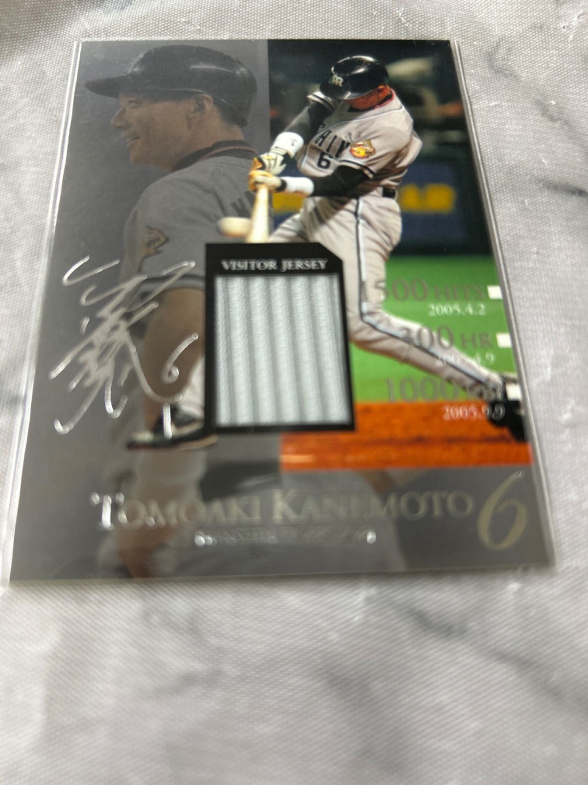 金本知憲 メモリアル ジャージーカード 阪神 金本知憲 メモリアル ジャージーカード 阪神