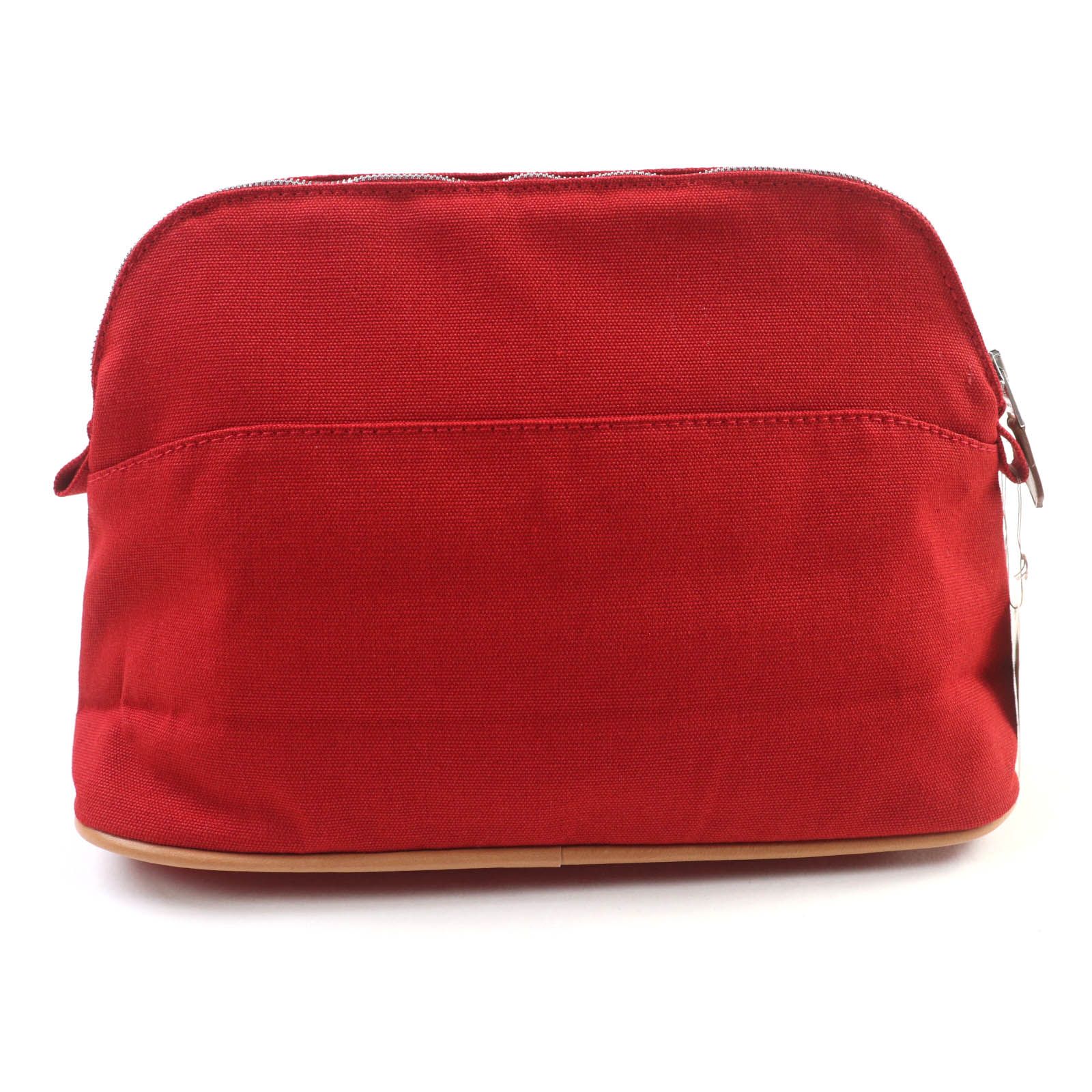 未使用品☆HERMES エルメス ボリードポーチ MM コットン100