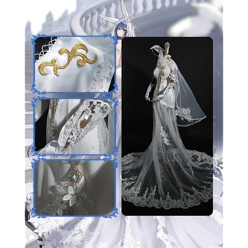 神併 ニュージャージー コスプレ ウィッグ付き スノーブライドラブVer. アズールレーン コスプレ衣装 大人用 仮装 文化祭 イベント コスチューム ステージ服 New Jersey cosplay ニュージャージー ウィッグ付き XL USTAUSTRALIA_COM_AU