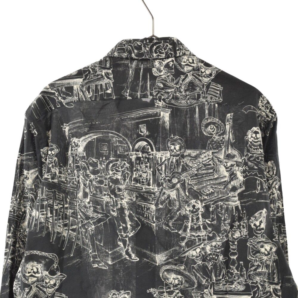 SAINT LAURENT PARIS (サンローランパリ) 18SS Skeletons Shirt
