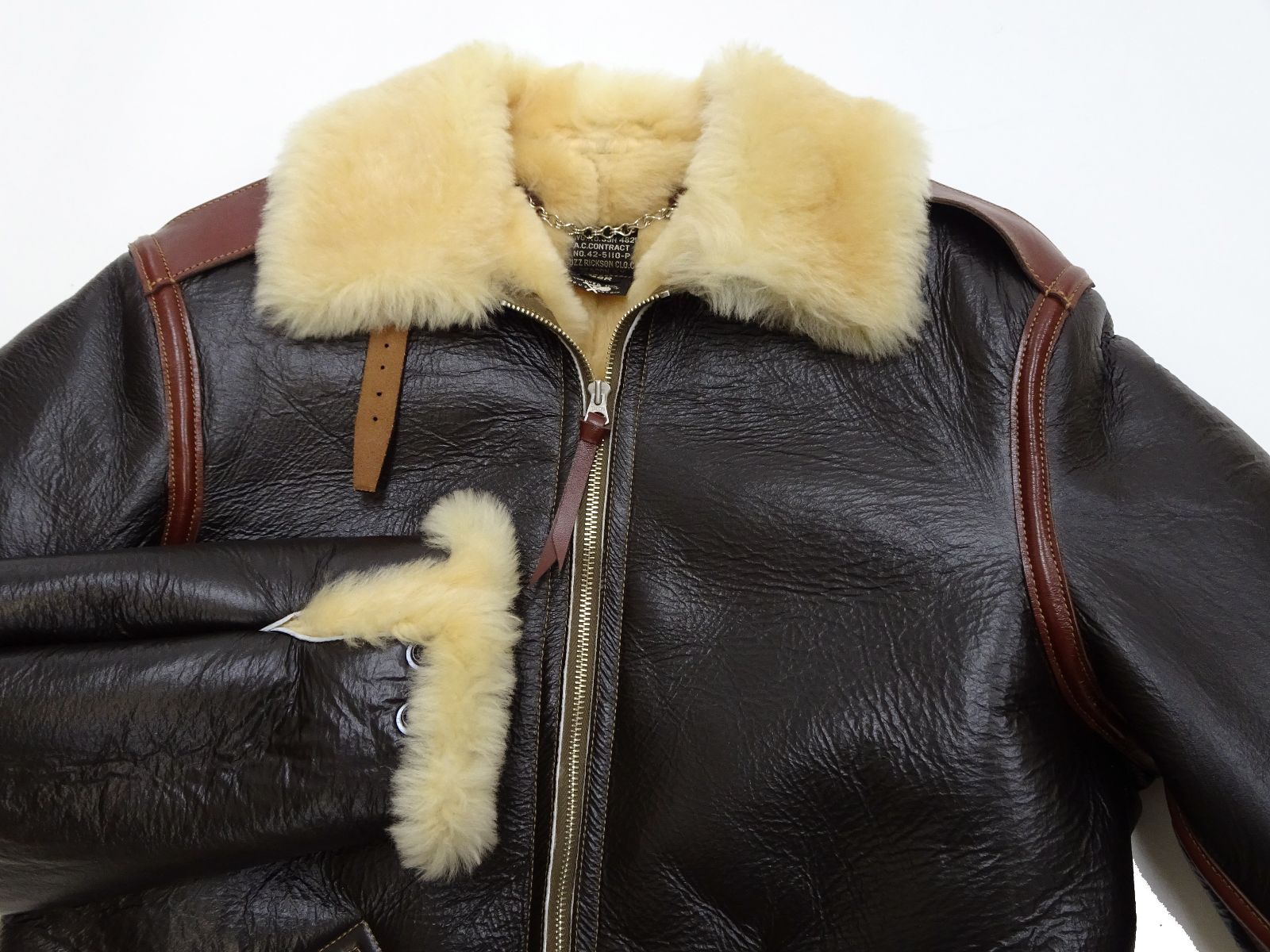 バズリクソンズ Type B-6 シープスキン(羊革) レザー(本革) フライト