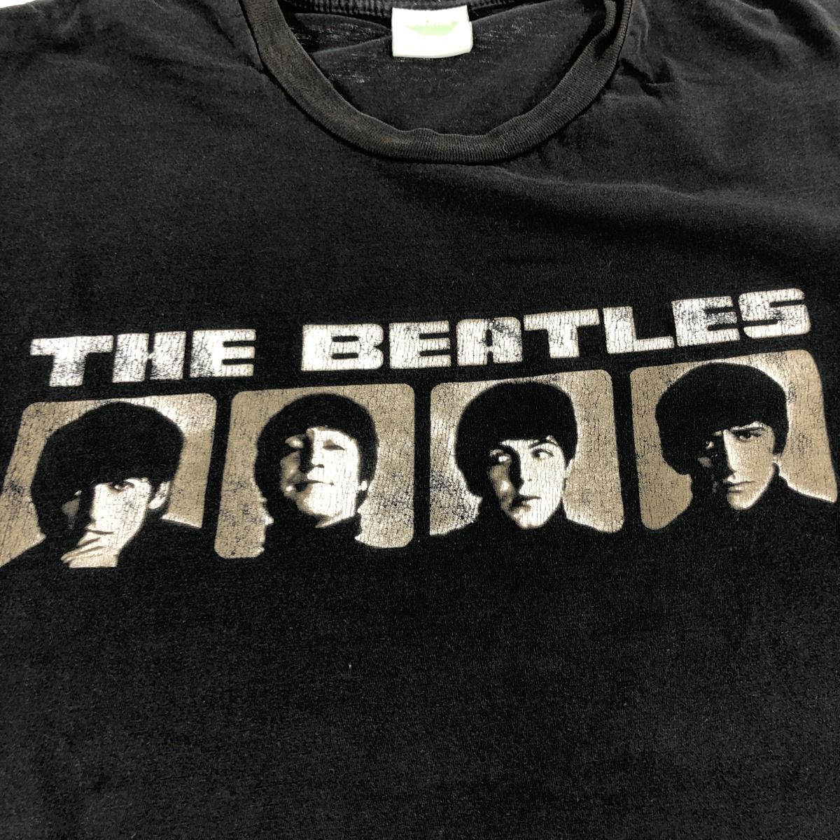古着 00's ビートルズ Tシャツ 黒 古着 00年代 THE BEATLES ビートルズ バンドTシャツ バンT