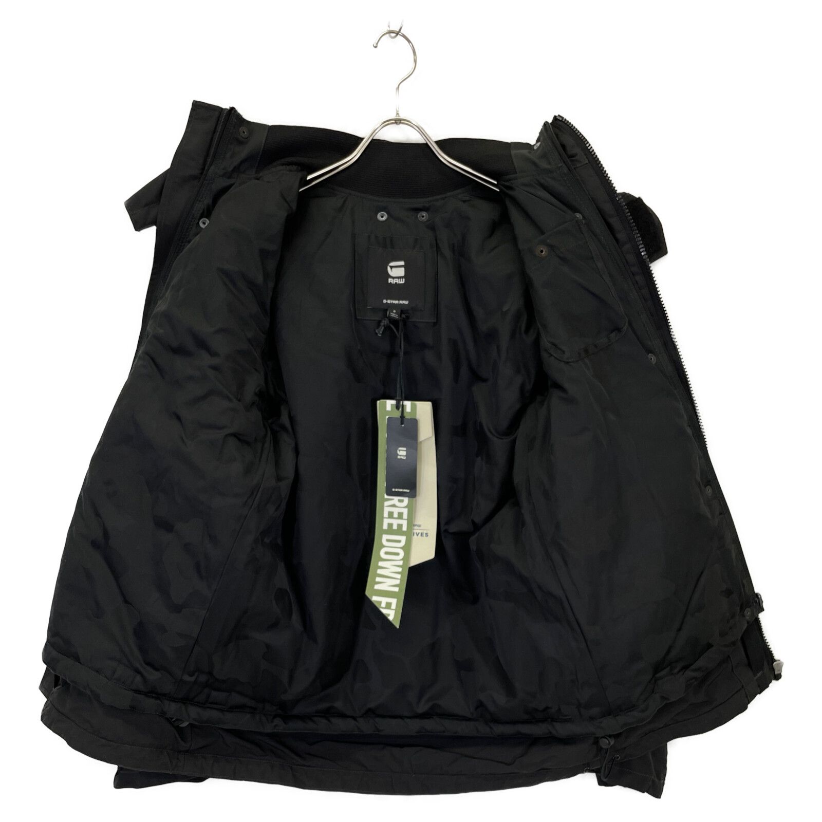 G-STAR RAW ジースターロゥ D18780-A281-6484 ﾌﾞﾗｯｸ E JACKET ﾐﾘﾀﾘｰ