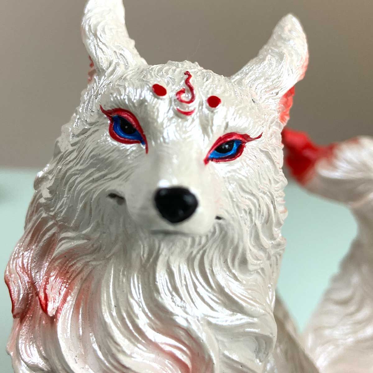 狐　きつね　九尾　九尾狐　オブジェ　置物　置き物　インテリア 楽天市場】九尾の狐 置き物 インテリア 屋内 屋外 狐 九尾