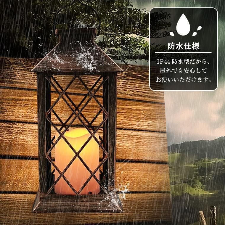 吊り下げランタン2個組 ソーラー屋外 ガーデニングライト 防水