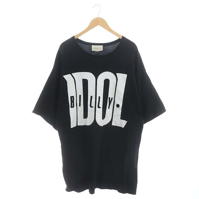 グッチ GUCCI Billy Idol Tシャツ カットソー 半袖 プリント M 黒 