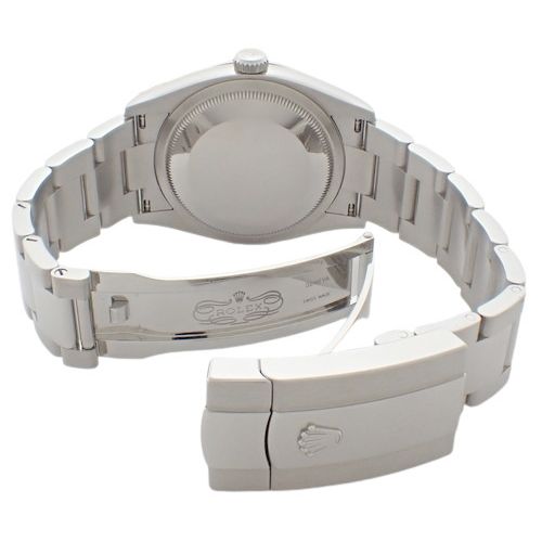 ロレックス デイトジャスト 自動巻き 腕時計 ステンレススチール SS ブラック ランダム番 2020年9月購入 126200 メンズ 40802063911【アラモード】