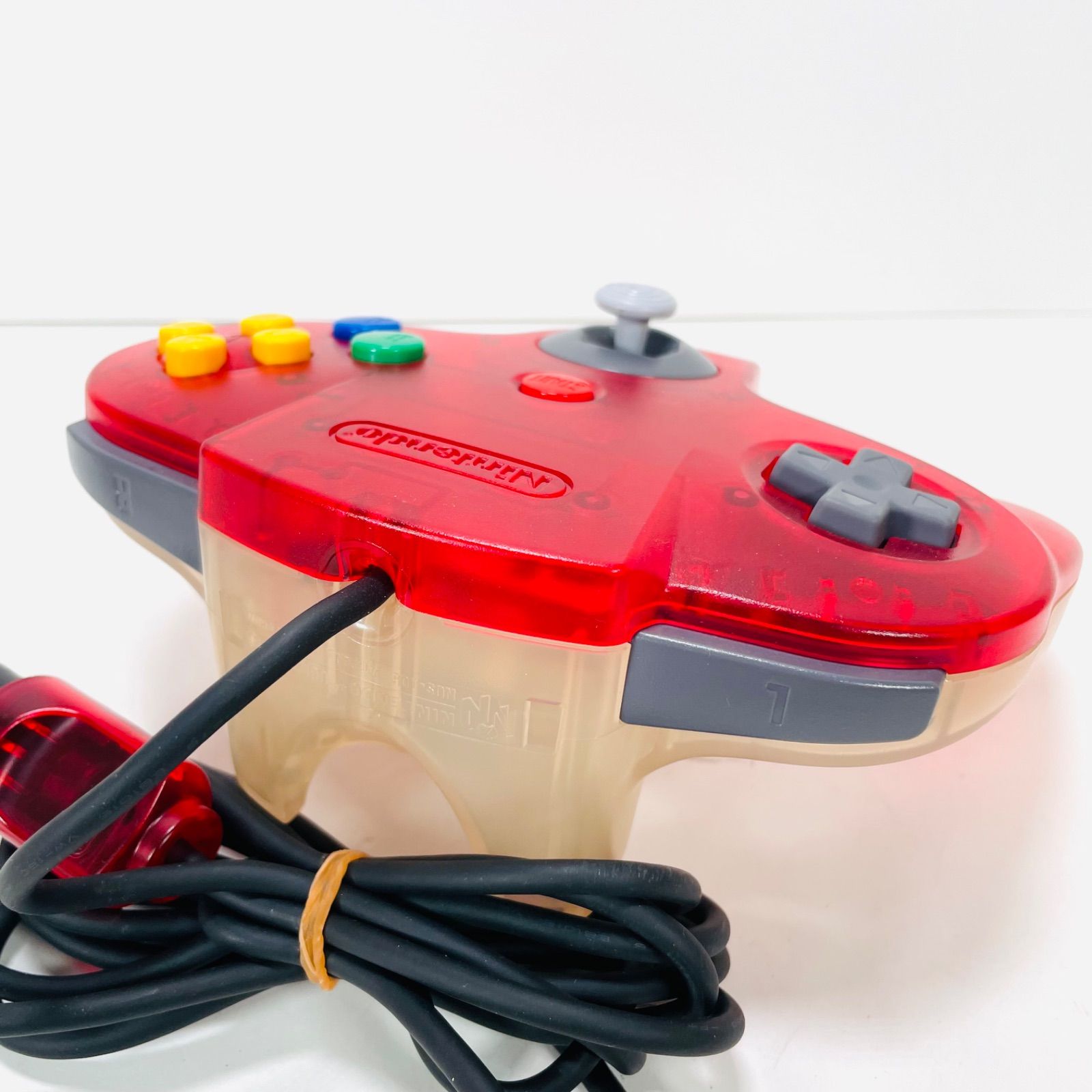 美品 任天堂 64 コントローラ レッド Amazon.com: Nintendo 64 Controller - Red (Renewed) : Video Games