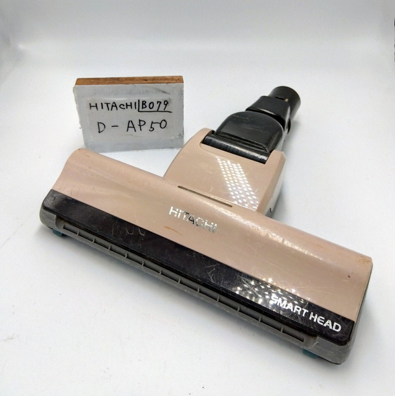 日立 掃除機 ヘッド 回転ブラシ D-AP50 中古 茶色 ピンク LED 純正
