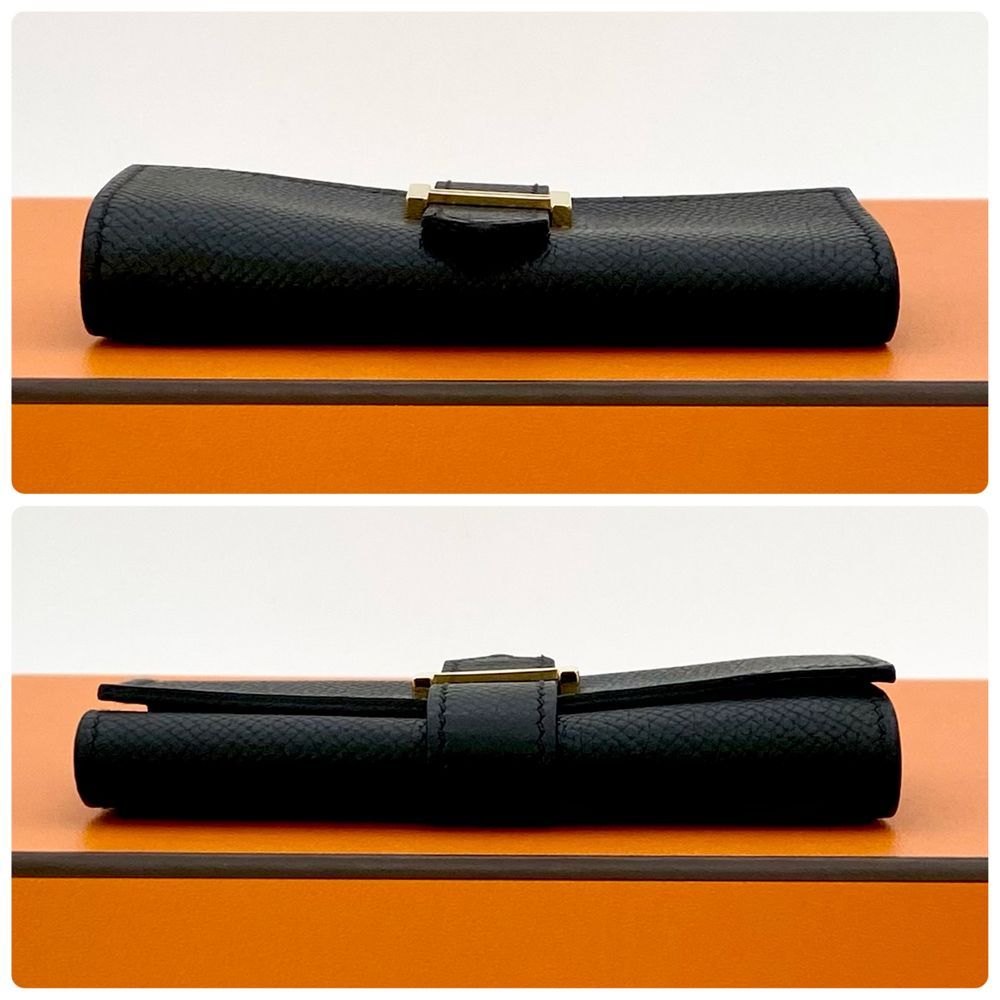 新品未使用】エルメス HERMES べアン キーケース 黒 ブラックベルト ...