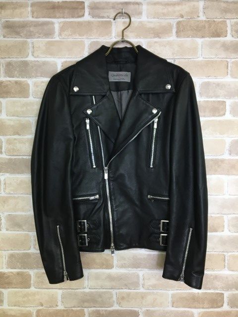 中古】ｲﾀﾘｱ製 QUATTROCCHI ｸｱﾄﾛｯｷ ﾗｲﾀﾞｰｽ ﾀﾞﾌﾞﾙ ﾚｻﾞｰ BEAMS