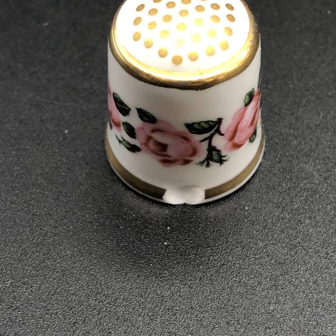 ※訳あり　おまけ付　ロイヤルクラウンダービー 指貫 15個セット　アンティーク 訳あり おまけ付 ロイヤルクラウンダービー 指貫 15個セット