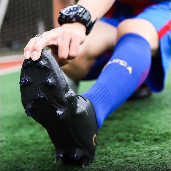 Nike Phantom サッカーシューズ ブルー/シルバー 収納バッグ付き