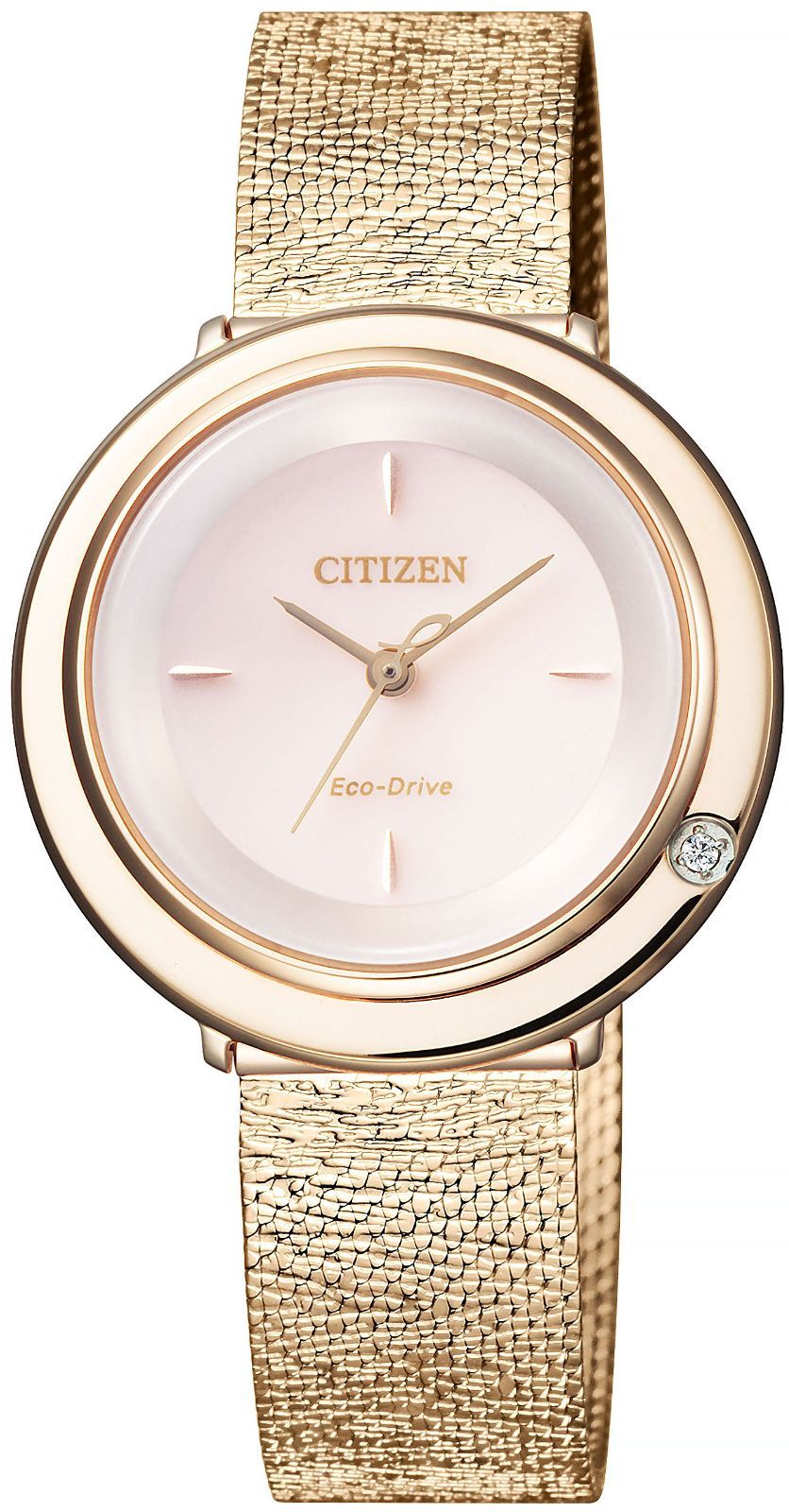 在庫処分 ゴールド レディース Ambiluna-アンビリュナ エコ ドライブ EM0643-92X エル シチズン 腕時計 シチズン