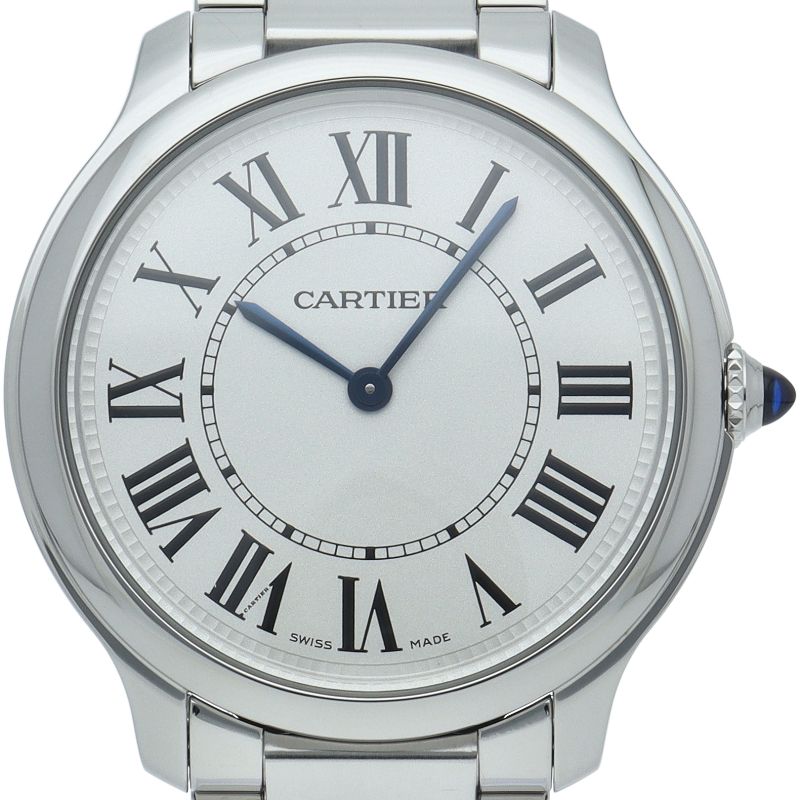 カルティエ ロンド マスト ドゥ カルティエ ウォッチ 36mm WSRN0034 箱 保証書 SS ユニセックス時計 シルバー