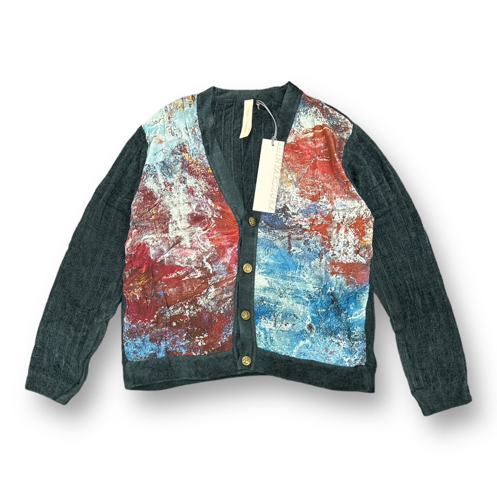新品 SHINYAKOZUKA 22AW SCARF CARDI スカーフ カーディガン ニット 