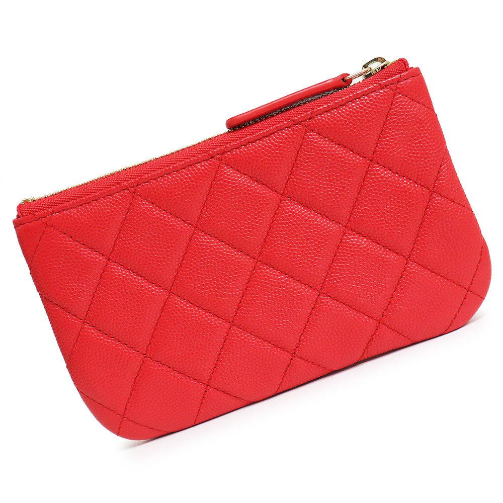 シャネル マトラッセ クラシック ミニ ポーチ コインケース 小銭入れ