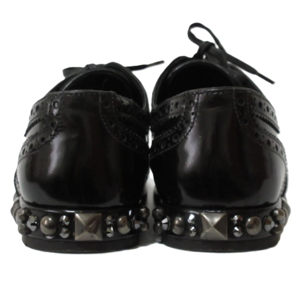 DOLCE&GABBANA ドルチェ&ガッバーナ ドレスシューズ ブラック 美品 DOLCE&GABBANA ドルチェ&ガッバーナ レザー スタッズ