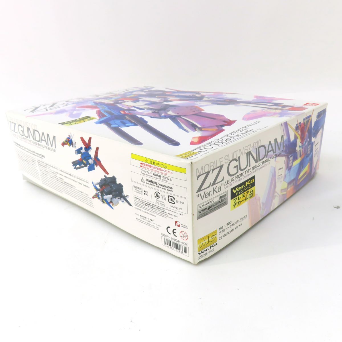 【最安値挑戦】 未組立 MG 1|100 機動戦士ガンダムZZ ダブルゼータガンダム Ver.Ka プラモデル 内袋未開封 一意の