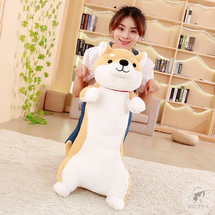 寝ぬいぐるみ 全2種類 80cm 黒柴 茶柴 犬 いぬ イヌ ぬいぐるみ 抱き枕 特大 かわいい ビッグ プレゼント おもちゃ 子供 ベッド 雑貨 お祝 誕生日 クリスマス お返し 景品 贈り物 女の子 おもちゃ xzdswxg