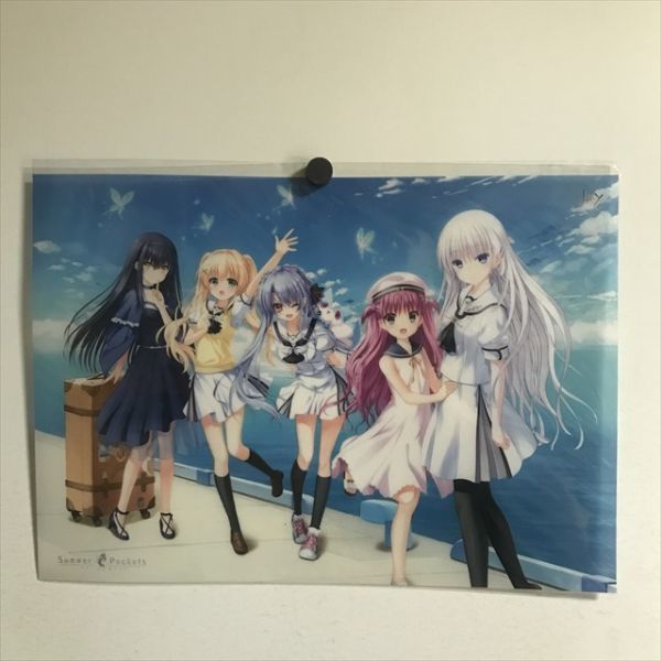 X0039 ◇未開封品 C95 Summer Pockets サマーポケッツ A3サイズ クリア