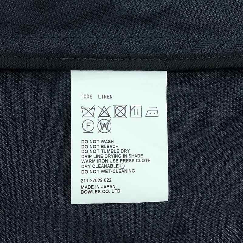 HYKE / ハイク | × 三越伊勢丹 別注 LINEN MILITARY COAT / リネン  