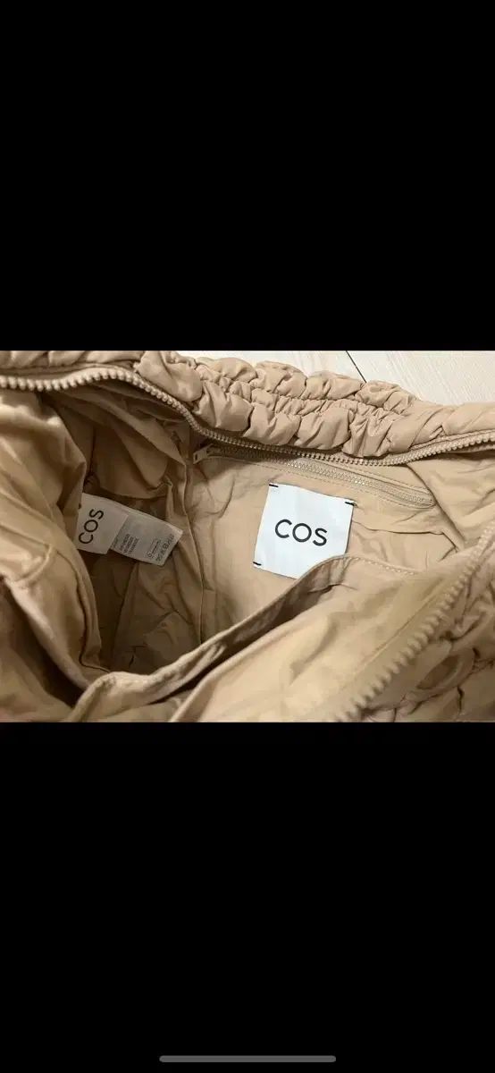 COS COS コス Quilted オーバーサイズ ショルダーバッグ ベージュ DECORATOM_COM_BR