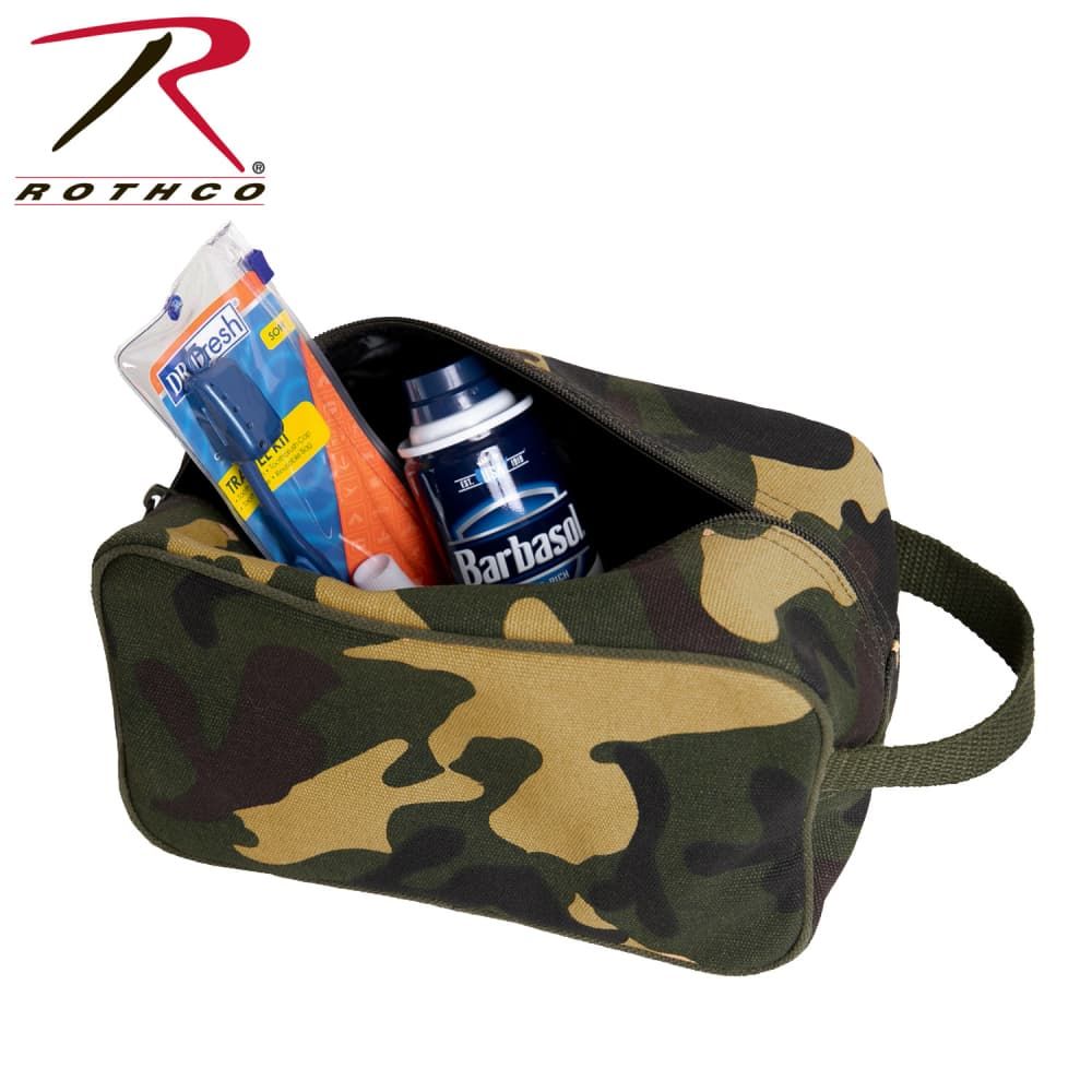 ROTHCO キャンバストラベルポーチ 8126 [ ウッドランド ] Rothco