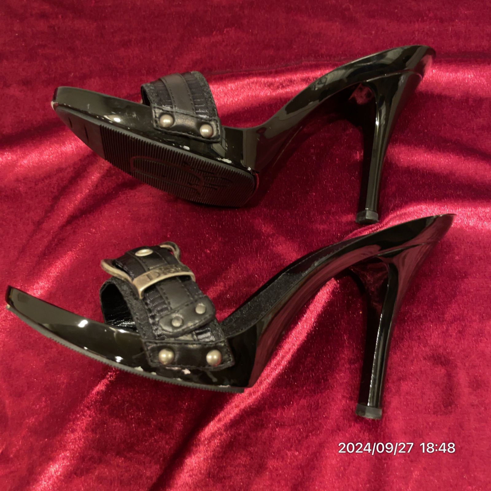 美品 Dior クリスチャン ディオール トロッター ガリアーノ期 ブラック 