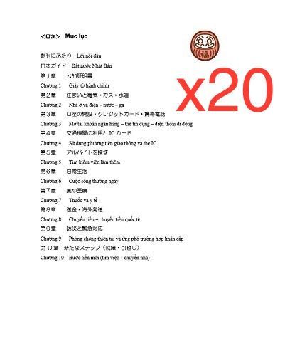 日本での生活安心ガイドブック「20冊」（ベトナム語・日本語）335頁 新