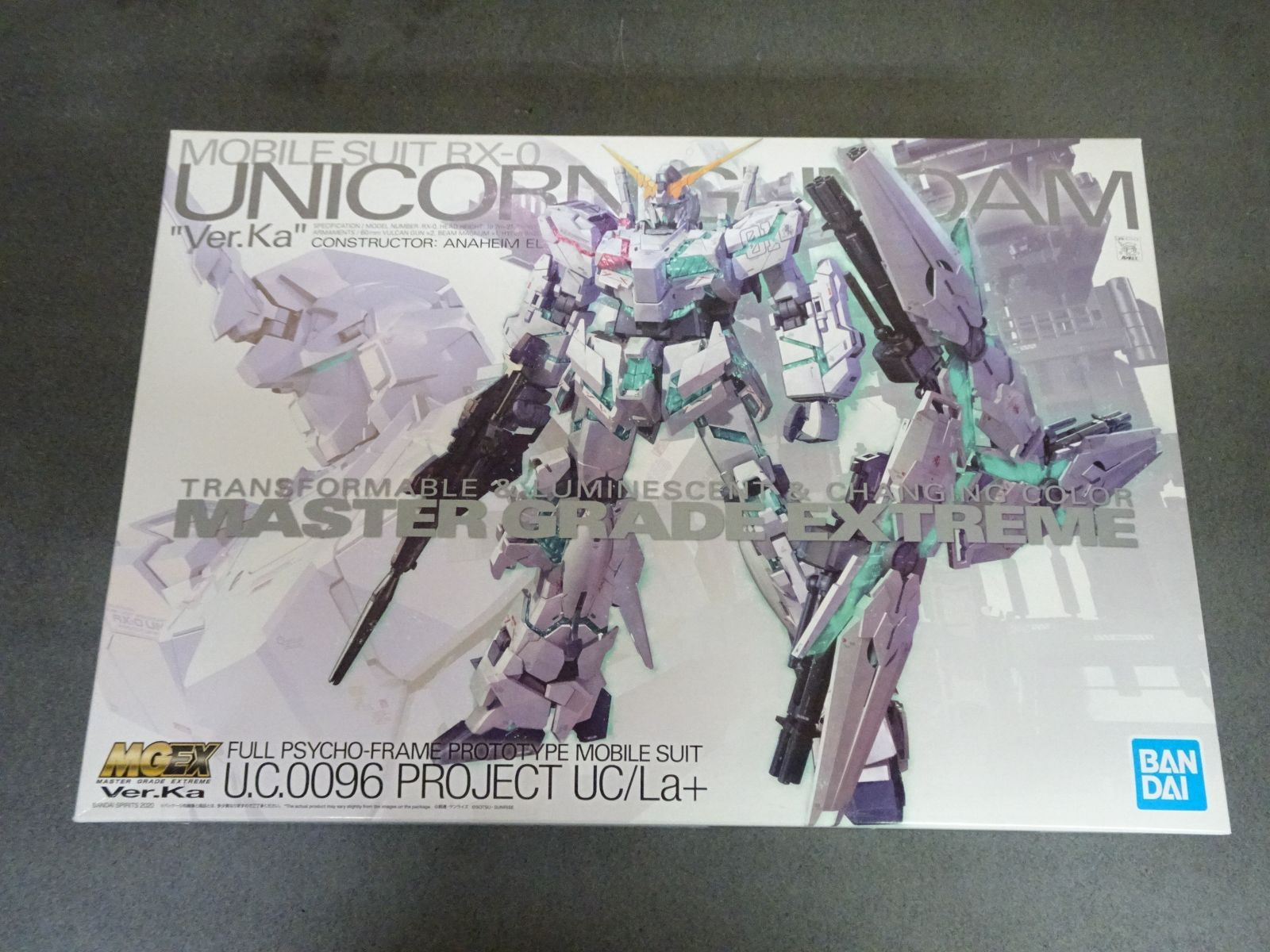 MGEX 機動戦士ガンダムUC ユニコーンガンダム Ver.Ka 1|100 未組立品