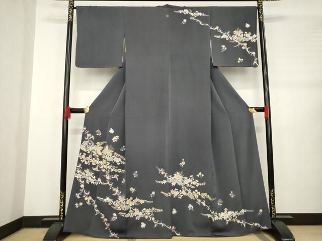 平和屋着物●訪問着　友禅　更紗花文　金彩　正絹　逸品　AABB5443ck 平和屋着物○訪問着 友禅 更紗花文 金彩 正絹 逸品 AABB5443ck - メルカリ