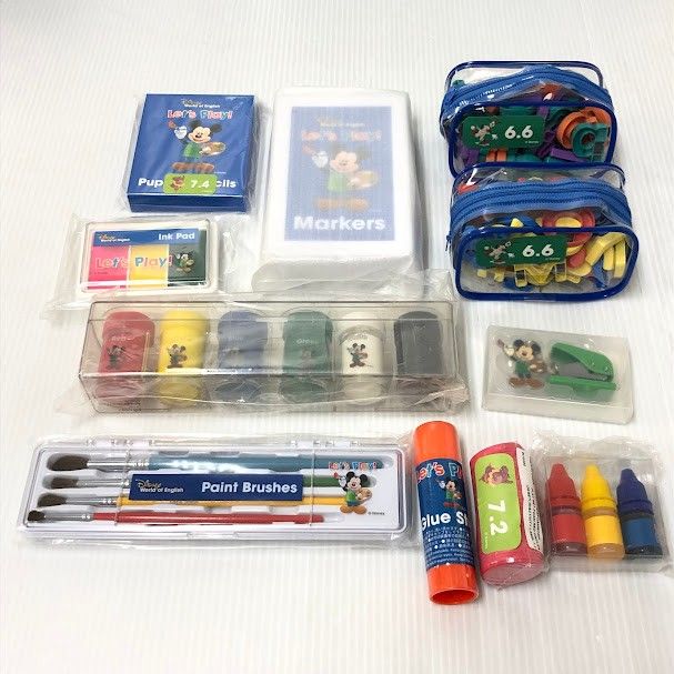 ディズニー英語システム レッツプレイ Blu-ray 2023年 未開封多数 美品  