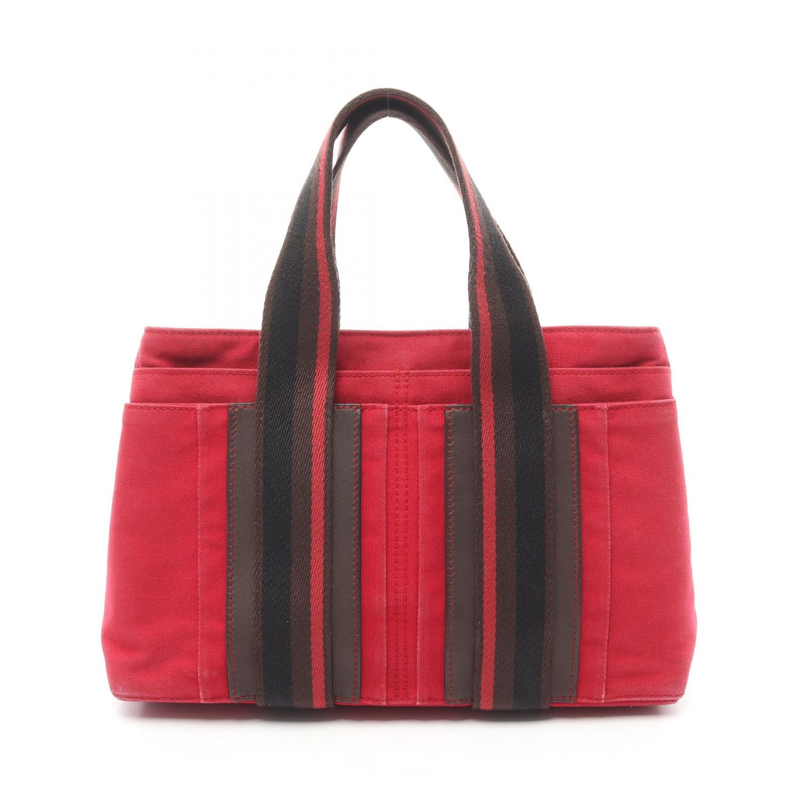エルメス HERMES トートバッグ トロカホリゾンタルPM レッド 
