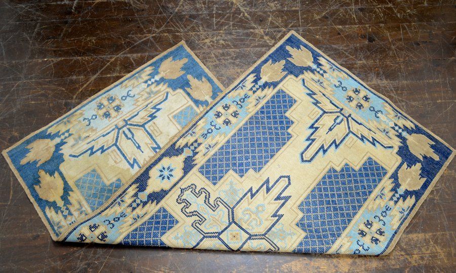 蔵A4876L 古い緞通