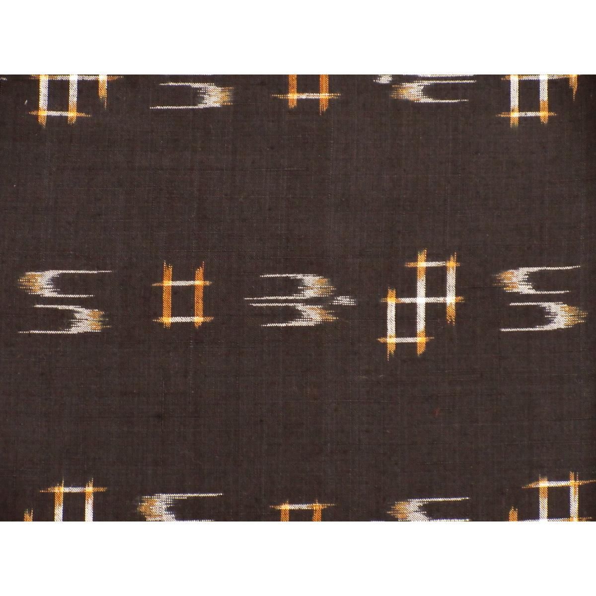 本場大島紬 本泥染 吉三郎 通産大臣指定伝統的工芸品 正絹 反物 本場大島紬 本泥染 吉三郎 7マルキ 通産大臣指定伝統的工芸品 正絹