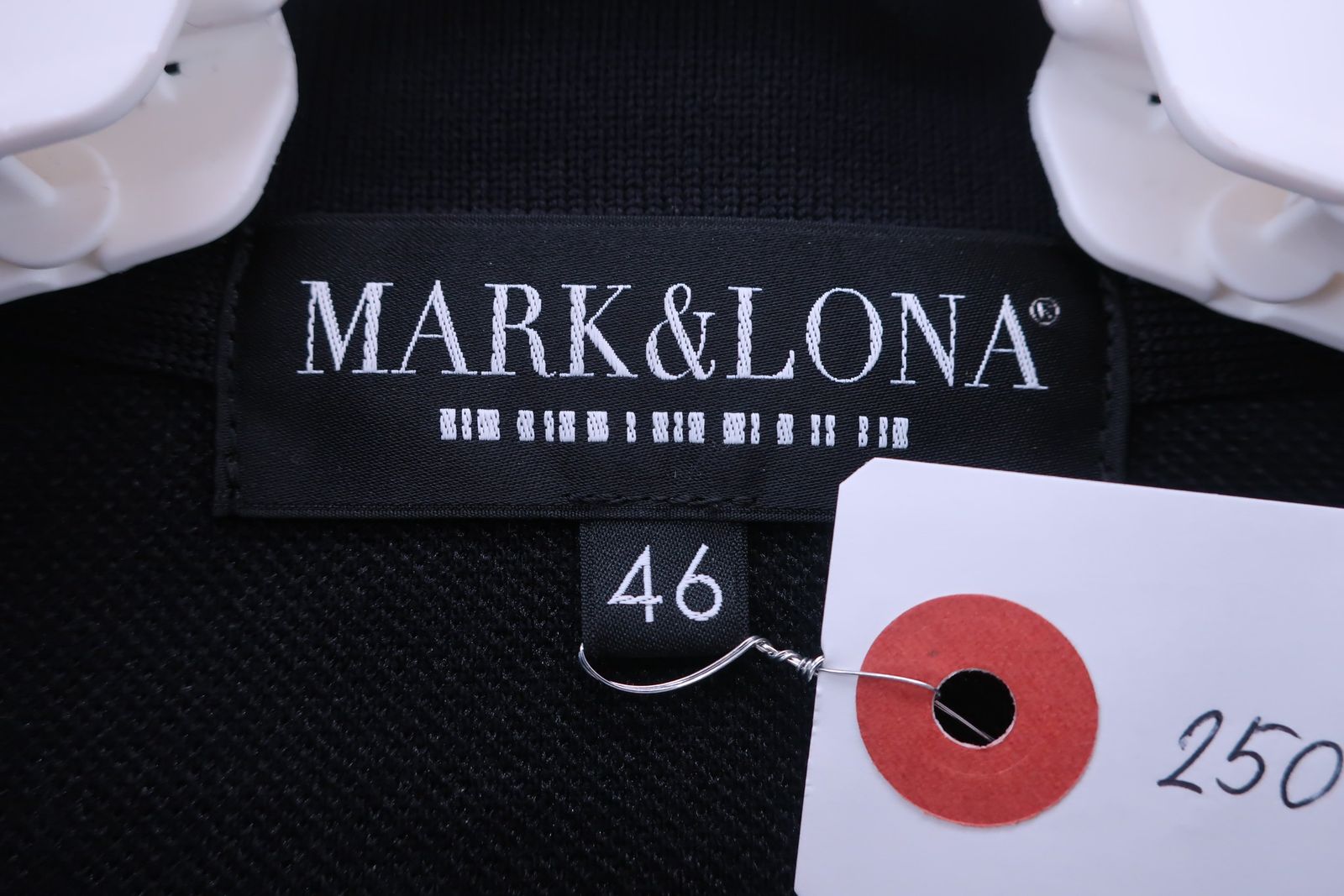美品】MARK&LONA(マークアンドロナ) ポロシャツ 黒 メンズ 46 MCM-2A 
