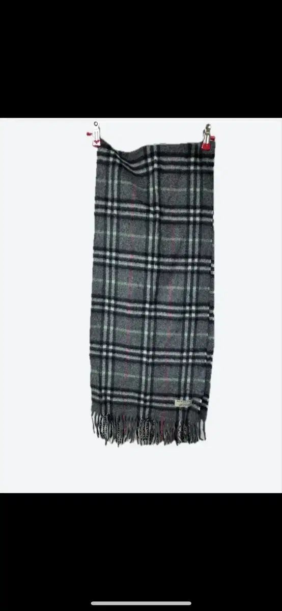 BURBERRY バーバリー グレー カシミア マフラー
