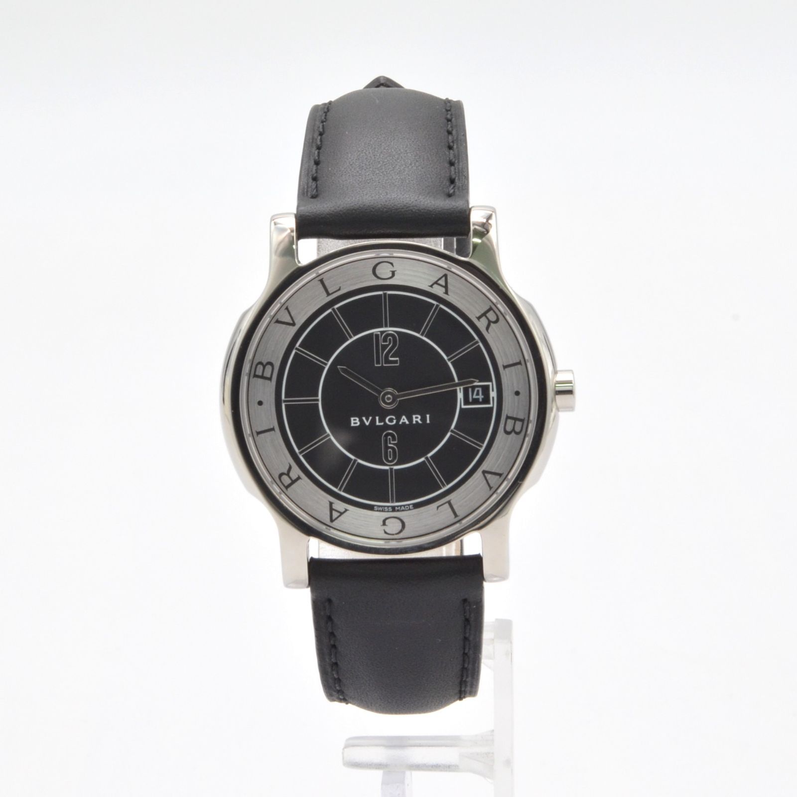 不動ジャンク品】BVLGARI ブルガリ ソロテンポ ST35S クオーツ