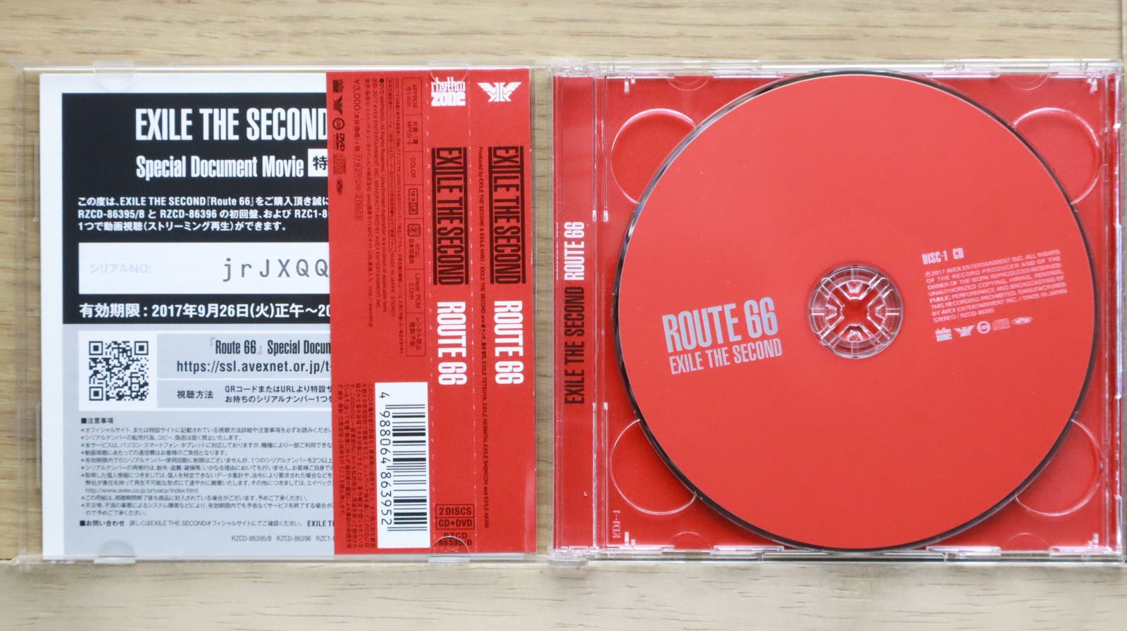 国内盤CD☆エグザイル・ザ・セカンド/EXILE THE SECOND□ Route