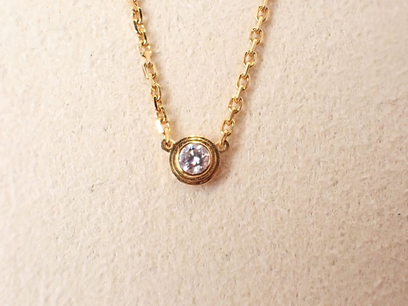 Cartier カルティエ ディアマンレジェ ネックレス ダムール K18YG 18金 2.2g